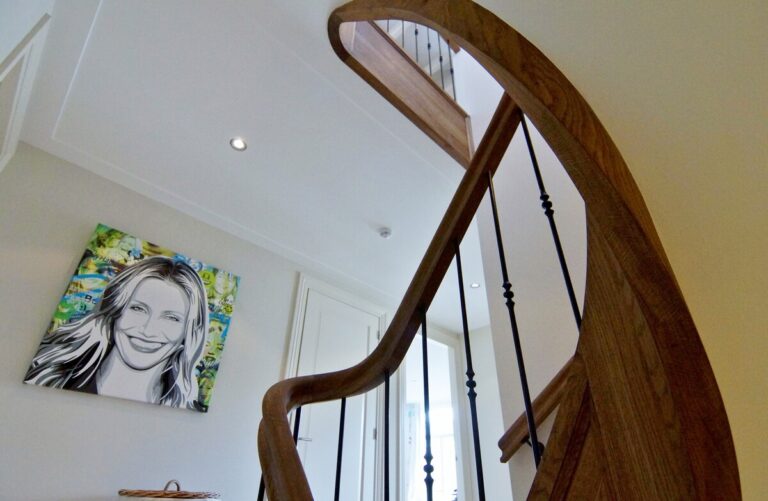 houten trappen,klassieke trappen,smeedwerk,totaalrenovatie,herenhuis,Amsterdam